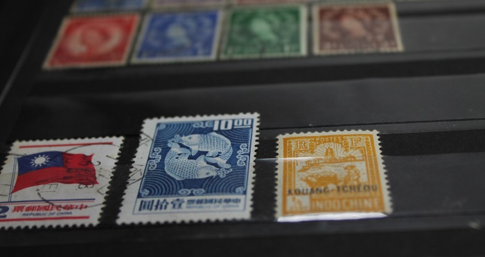 Briefmarken Taiwan in Album